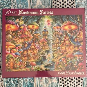 NEW Vermont Christmas Company (VCC) Mushroom Fairies 1000 Piece Puzzle